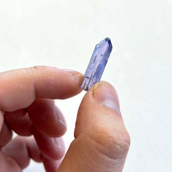 Lavender Purple Tanzanite Crystal Specimen