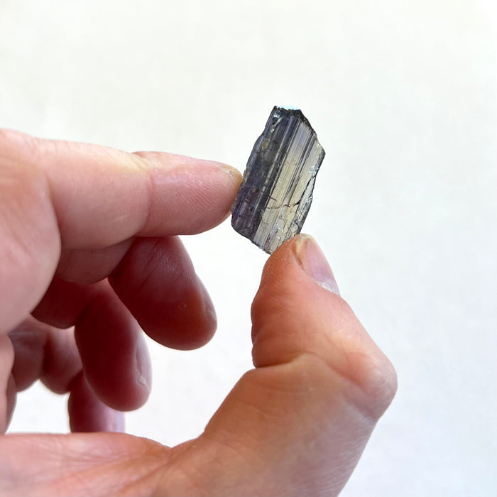 Natural Violet Gemmy Tanzanite Crystal Mineral Specimen