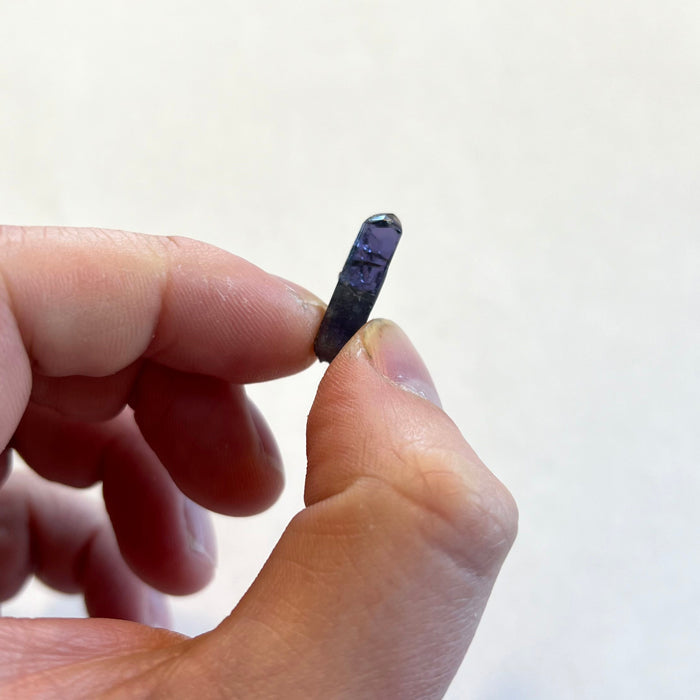 Raw Unheated Natural Tanzanite Crystal Specimen Purple