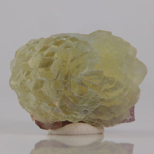 Crystal-like object on a white background