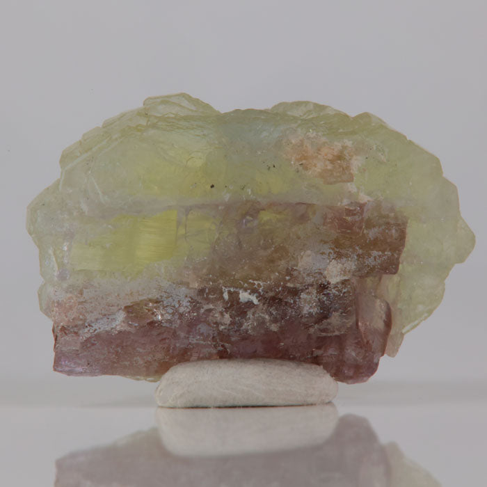 34.06ct Beautiful and well formed Prehnite &quot;Flower&quot; on Tanzanite
