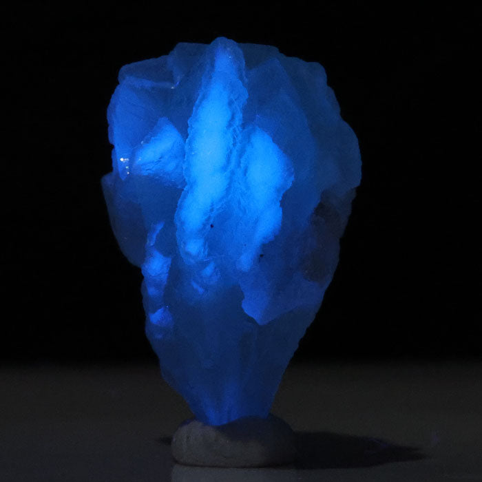 Fluorescent Blue Prehnite from Tanzania – 8.94 grams