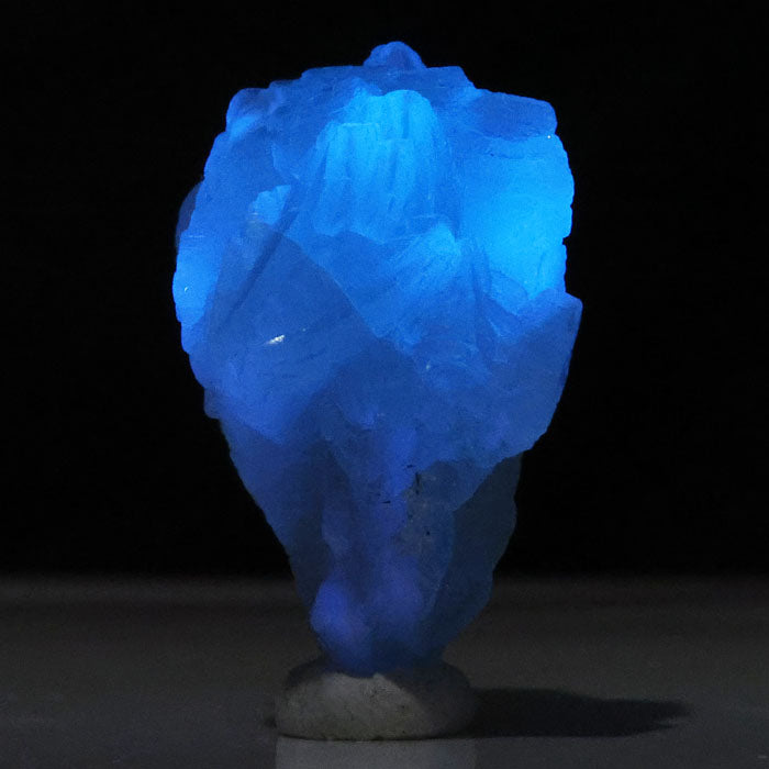 Fluorescent Blue Prehnite from Tanzania – 8.94 grams
