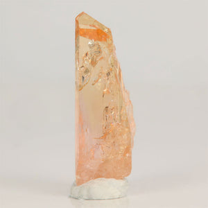 Peach color topaz crystal specimen