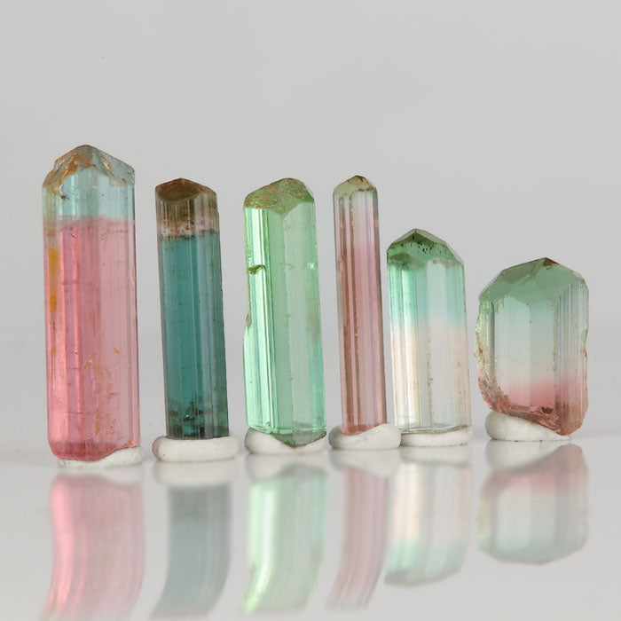 Tourmaline crystals for jewelry collection