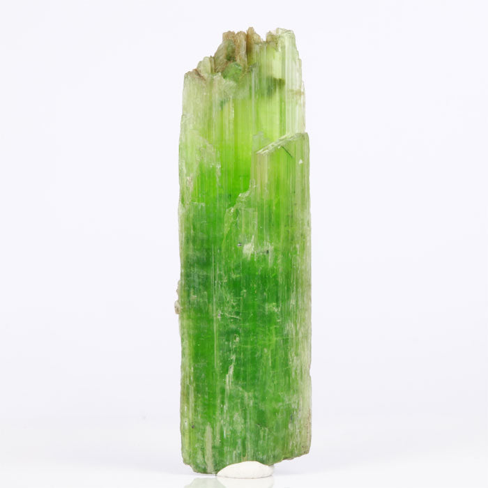 Raw green tremolite crystal tanzania