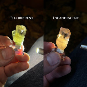 gemmy color change turkish diaspore crystal specimen