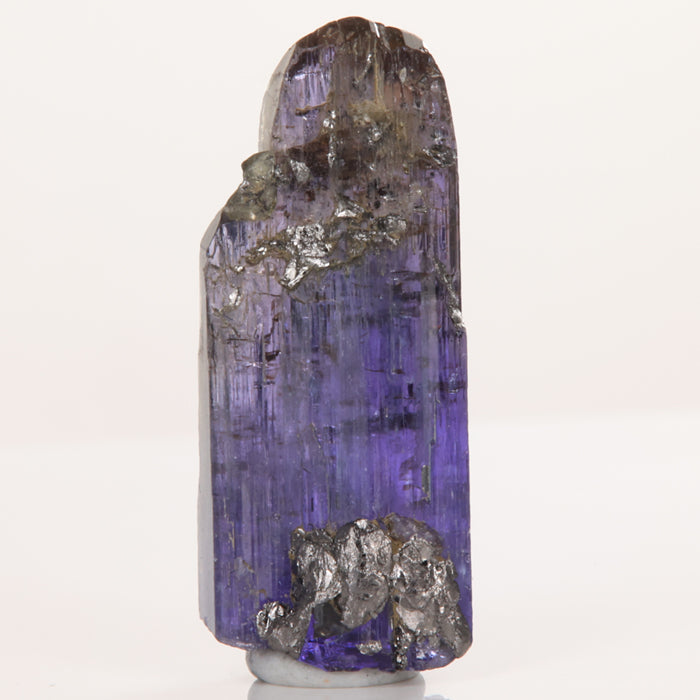 Natural Tanzanite Crystal with Graphite