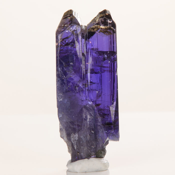 Deep Natural Color Tanzanite Crystal Specimen