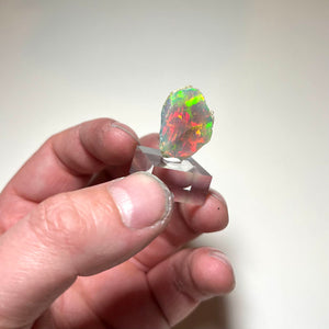 Welo opal rough red green blue play of color