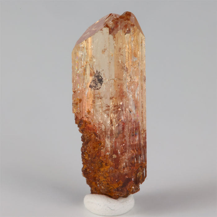 peach color topaz crystal 