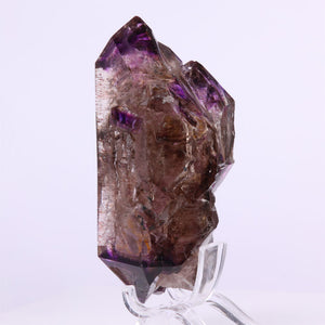 Zimbabwe Purple Smokey Amethyst Crystal Red Hematite
