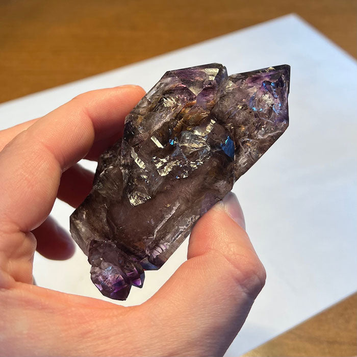 Zimbabwe Smoky Amethyst Crystal Specimen
