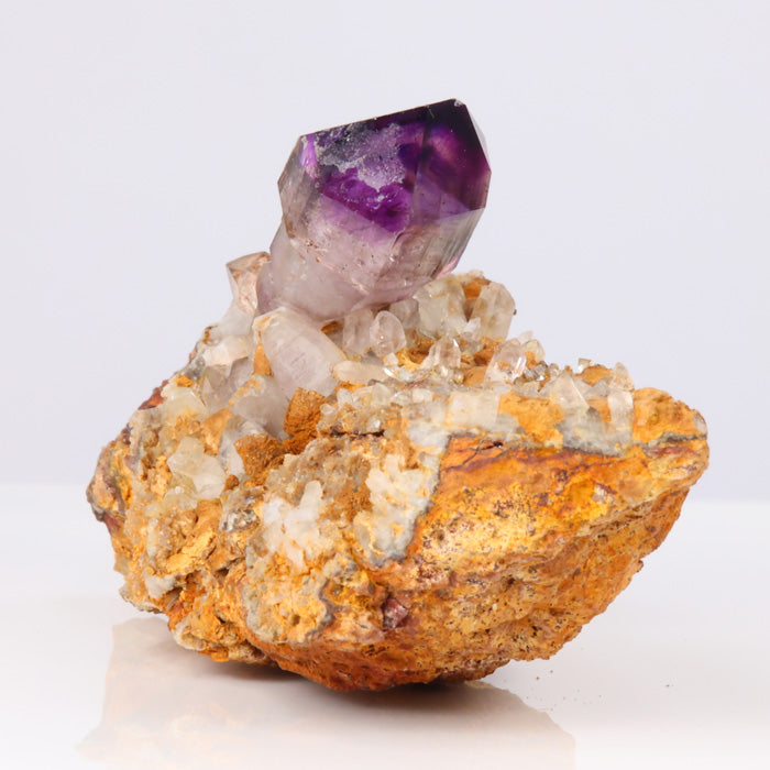 natural zimbabwe amethyst crystal scepter