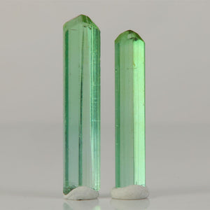 natural congo tourmaline crystals with strong color saturation