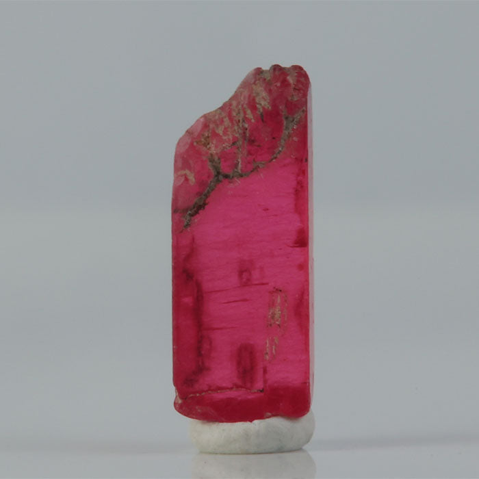 natural rhodonite mineral from brazil deep pink miniature display