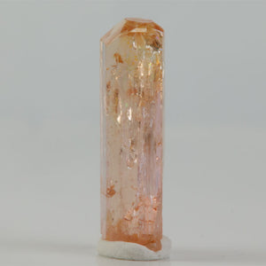Well-formed Chrome Topaz crystal displaying excellent clarity