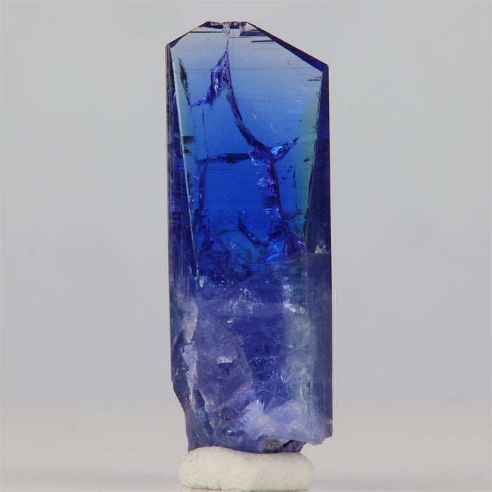raw tanzanite crystal deep color