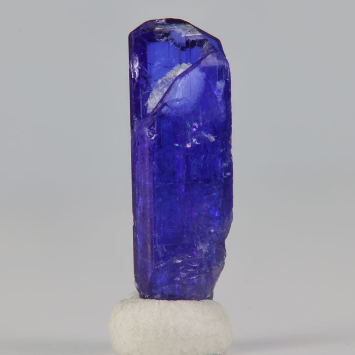 tanzanite crystal with rare deep natural color