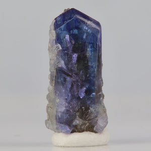 raw tanzanite and phrenite crystal