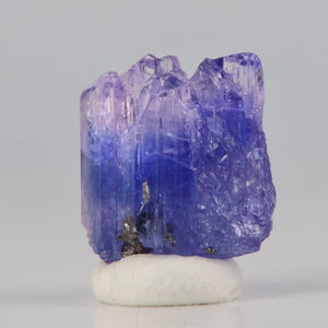 pink and blue bi color tanzanite crystal