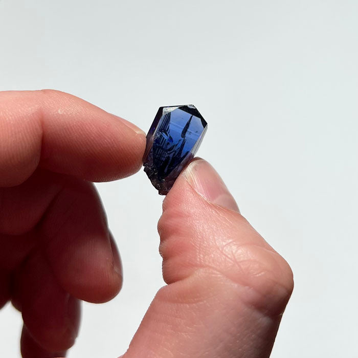 unheated tanzanite crystal