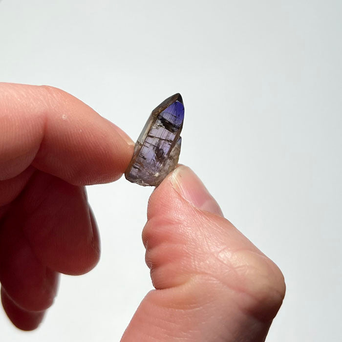 purple color natural unheated tanzanite