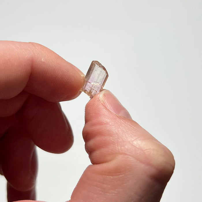 tanzanite crystal unheated peachy pink 