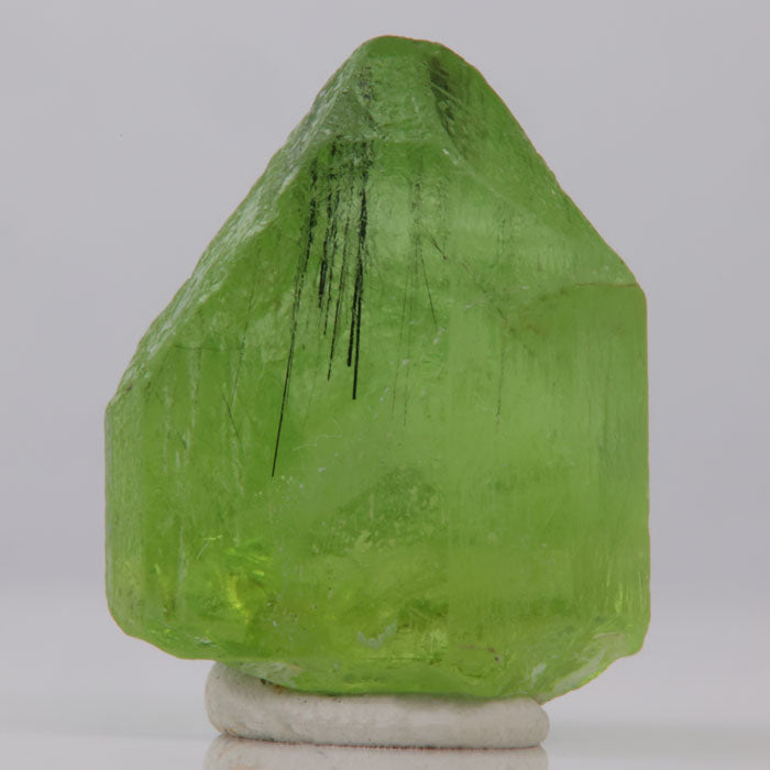 Peridot with ludwigite

