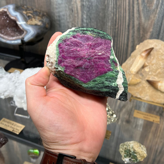 1.1kg Ruby Crystal in Zoisite