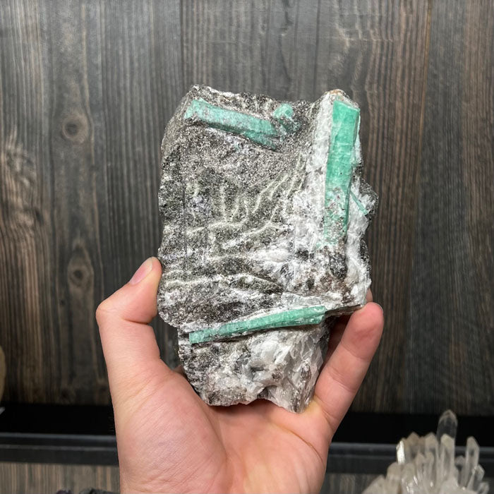 3lb Chinese Emerald Crystals on Matrix