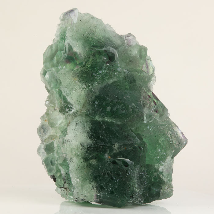 Dark green fluorite display specimen from Hunan China