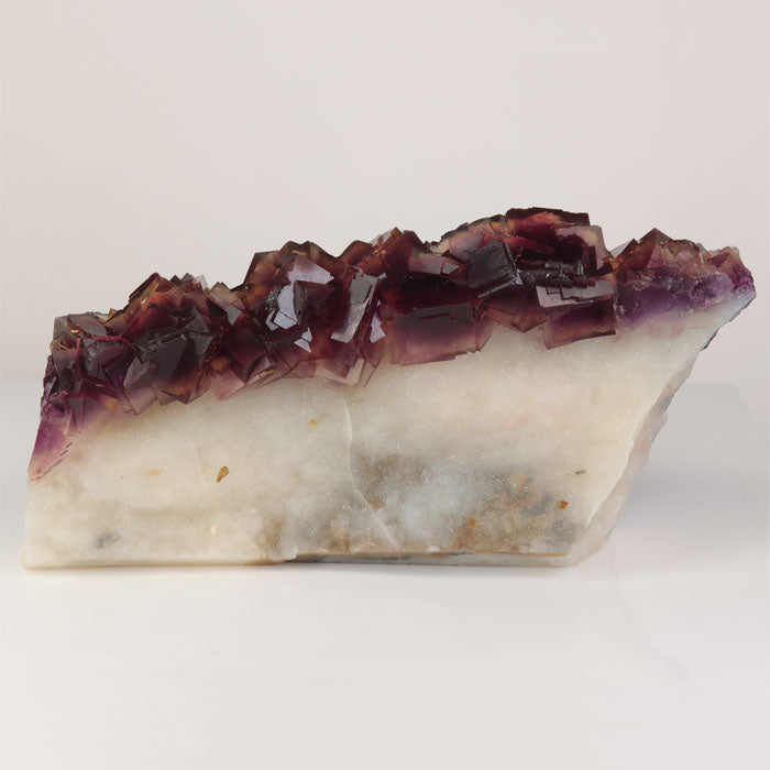 dark purple fluorite crystal cluster Anhui China