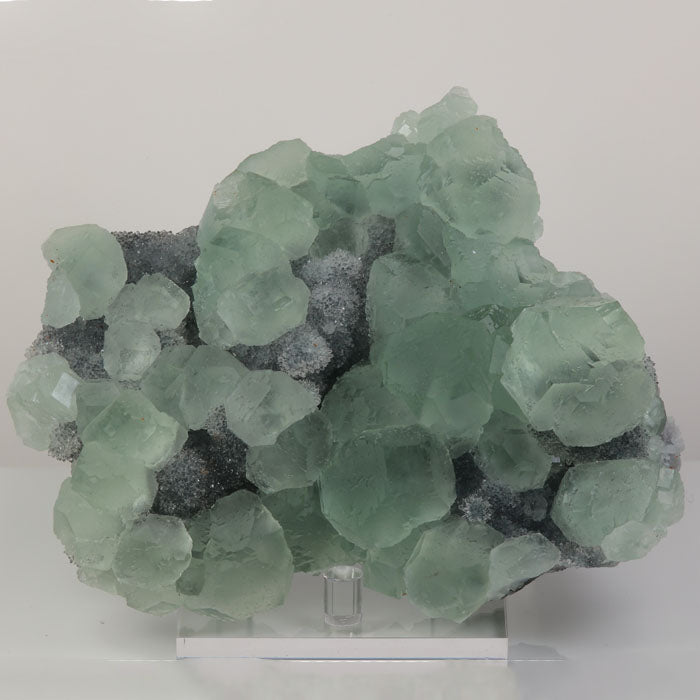 Fluorite and quartz matrix specimen from China