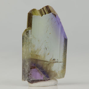 gemmy natural tanzanite crystal with purple zoning