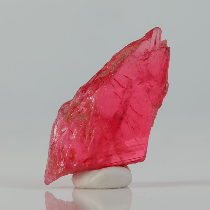natural rhodonite crystal vivid pink color miniature collector specimen