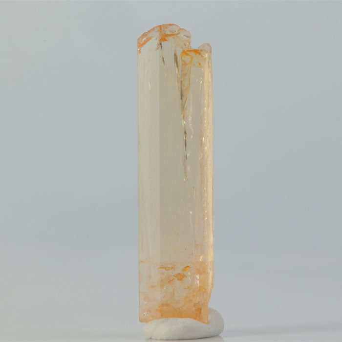 imperial topaz specimen ouro preto brazil peach transparent mineral