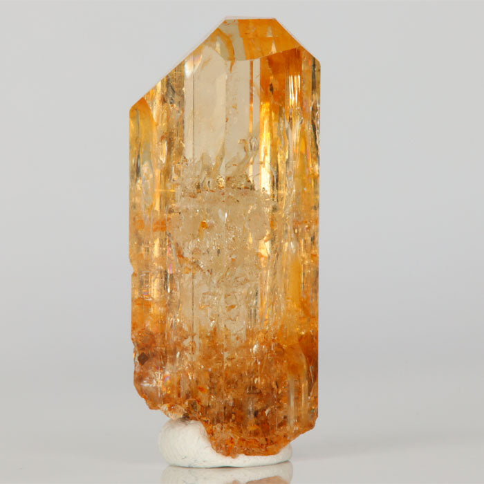 Orange Topaz Crystal Specimen Gemmy