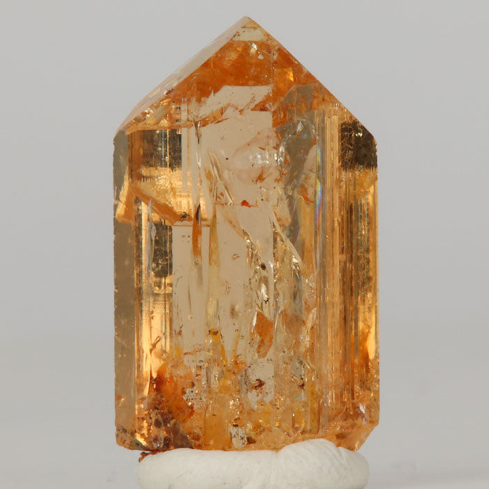 Imperial topaz crystal