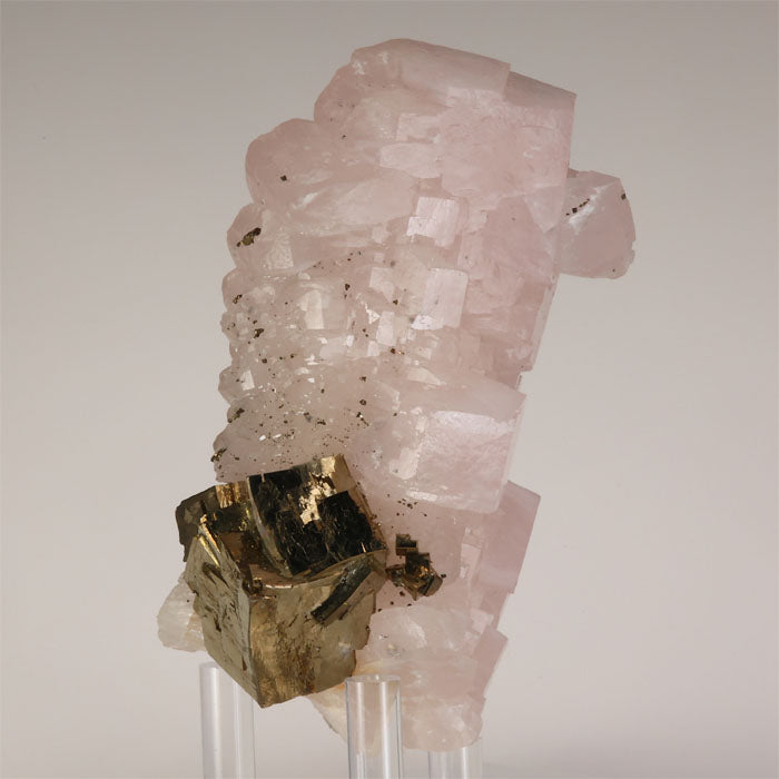 Chinese calcite pyrite collector display specimen