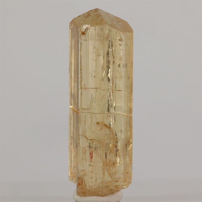Large scapolite crystal from Morogoro Tanzania with golden yellow color