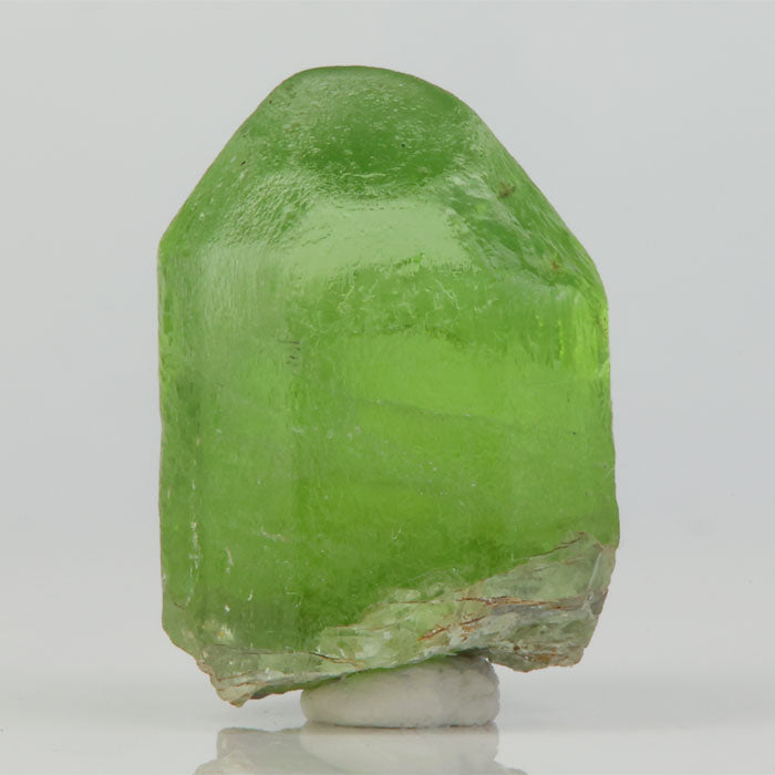 intergrown peridot crystals with bright green color