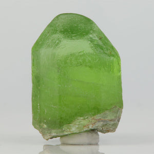 intergrown peridot crystals with bright green color