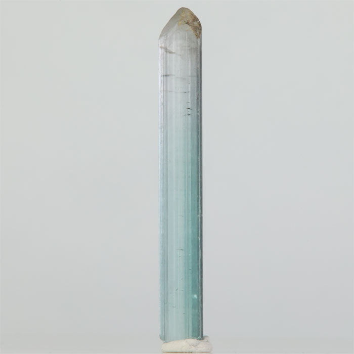Long sky-blue Tourmaline crystal from Afghanistan