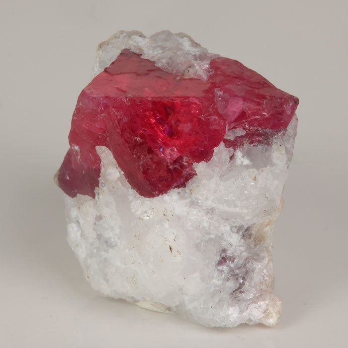 red spinel crystal Tanzania matrix