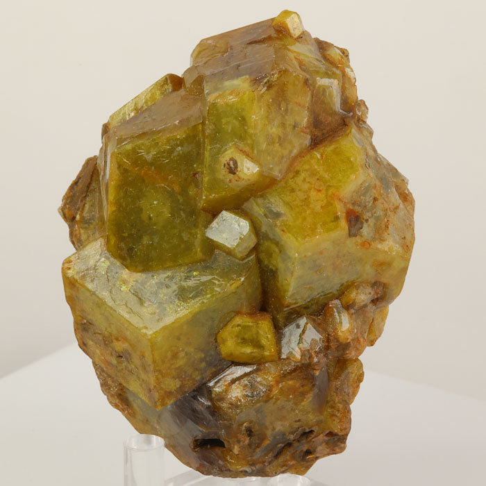 Mali garnet crystal cluster golden green specimen