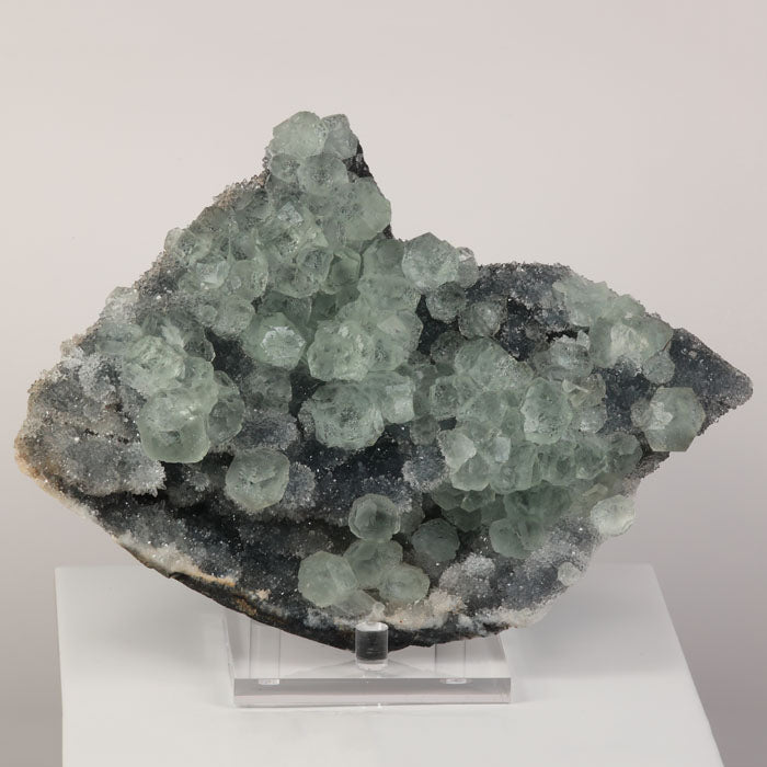 Collector fluorite and quartz display specimen