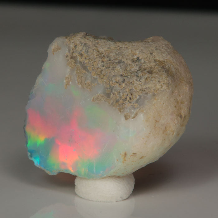 Ethiopian hydrophane opal rough suitable for cutting