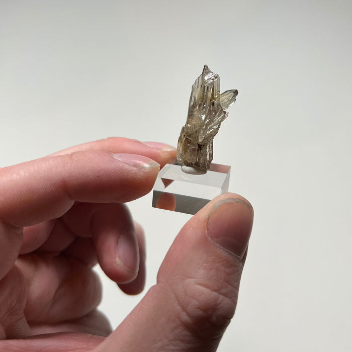 Diaspore crystal cluster from Turkey with bladed crystal formation