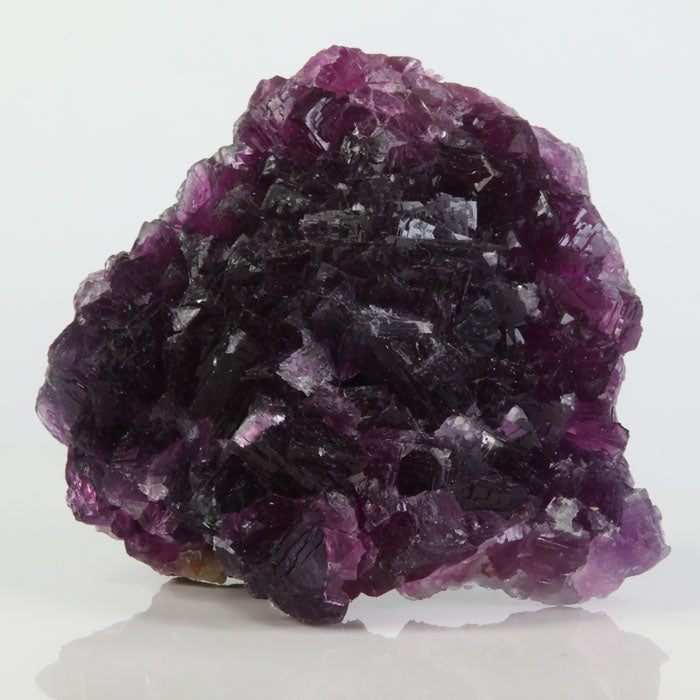 Rich purple fluorite display piece from China